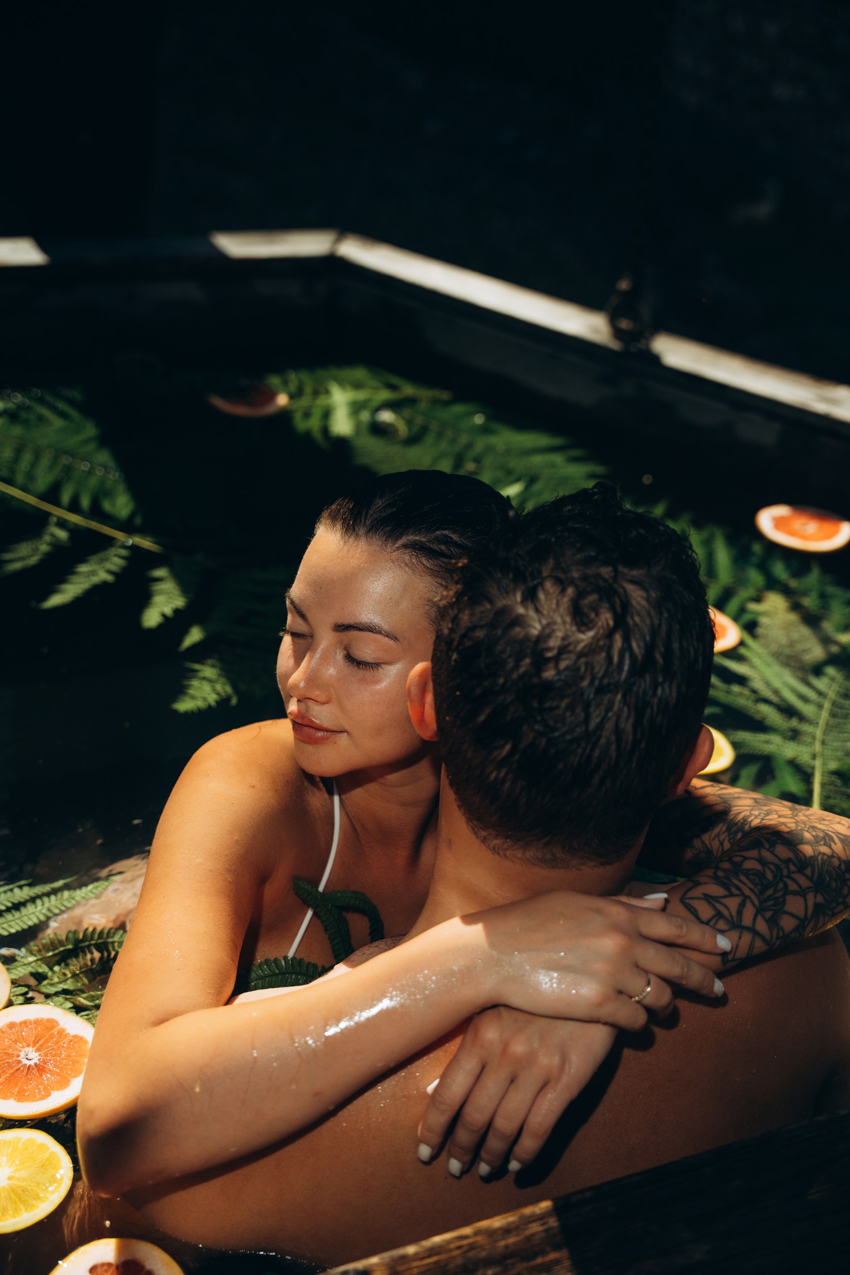 Горячий чан на дровах