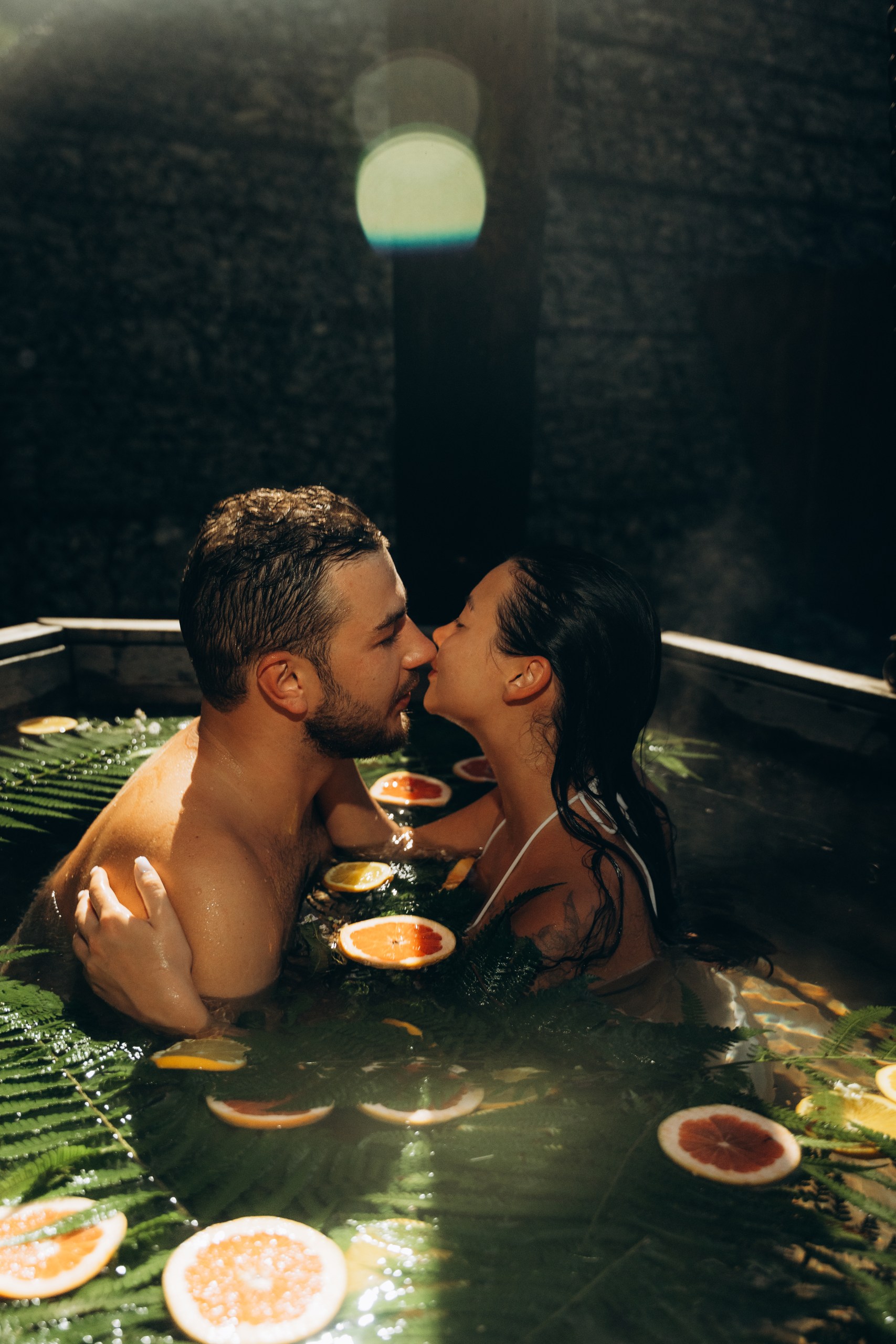 Горячий чан на дровах